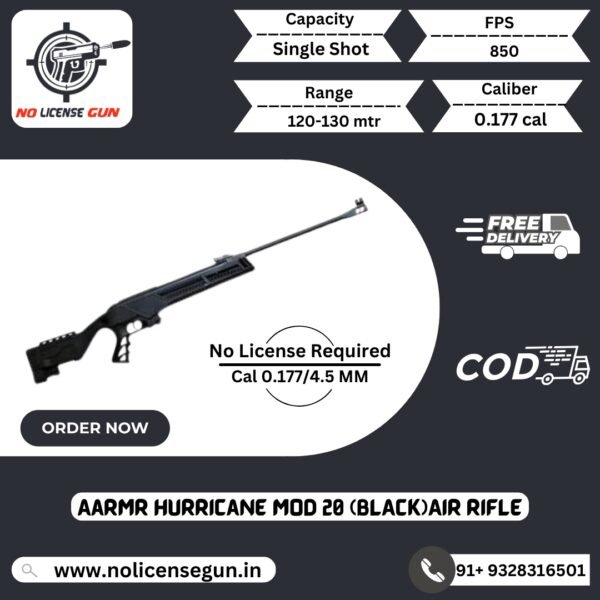 Aarmr Hurricane Mod 20 Air Rifle-Black