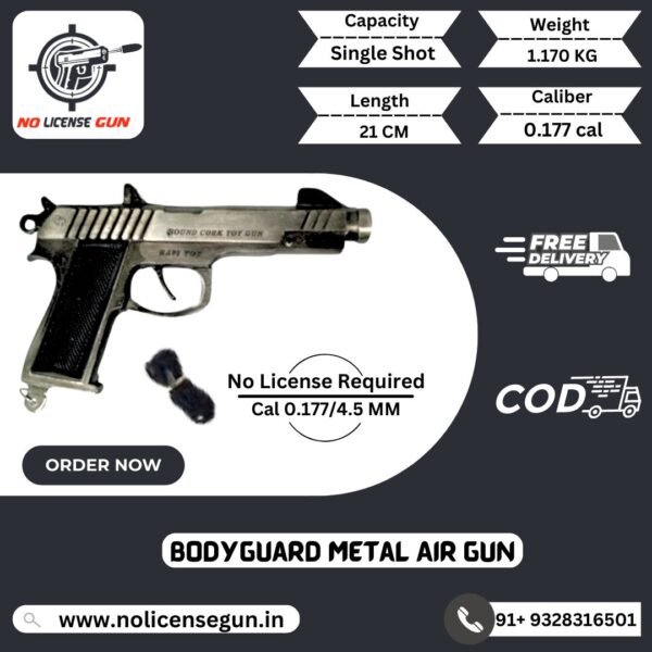 Bodyguard Full Metal Body Sound Cork Gun