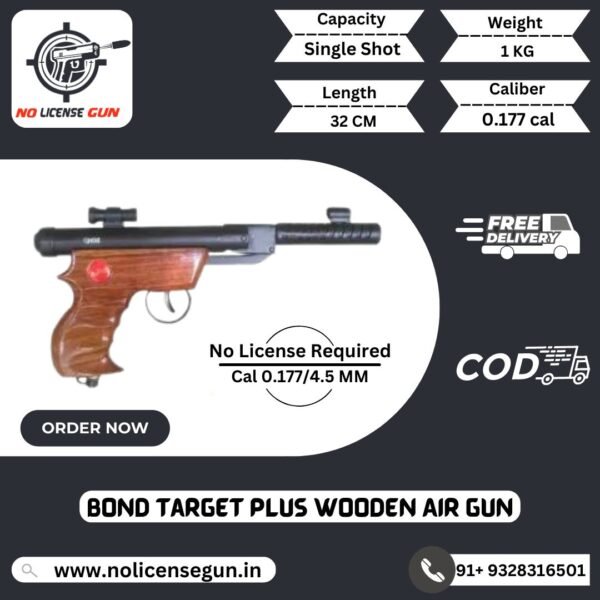 Bond Target Plus Wooden Air Gun