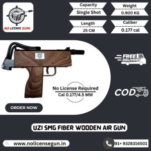 UZI SMG Fiber Wooden Air Gun