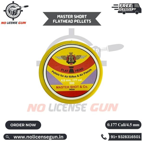 Master Shot Flat Head Pellets