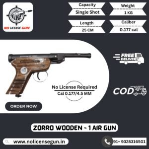 Zorro Wooden 1 Air Gun