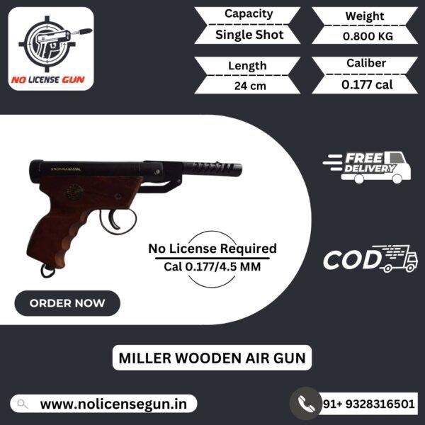 MILLER WOODEN AIR GUN