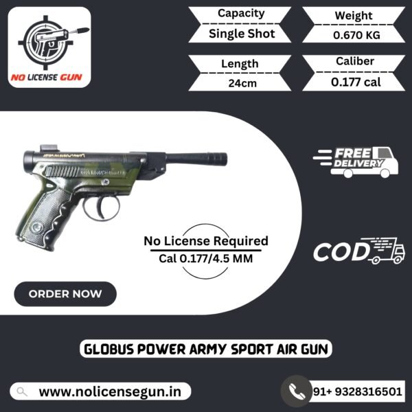 globus power army sport air gun